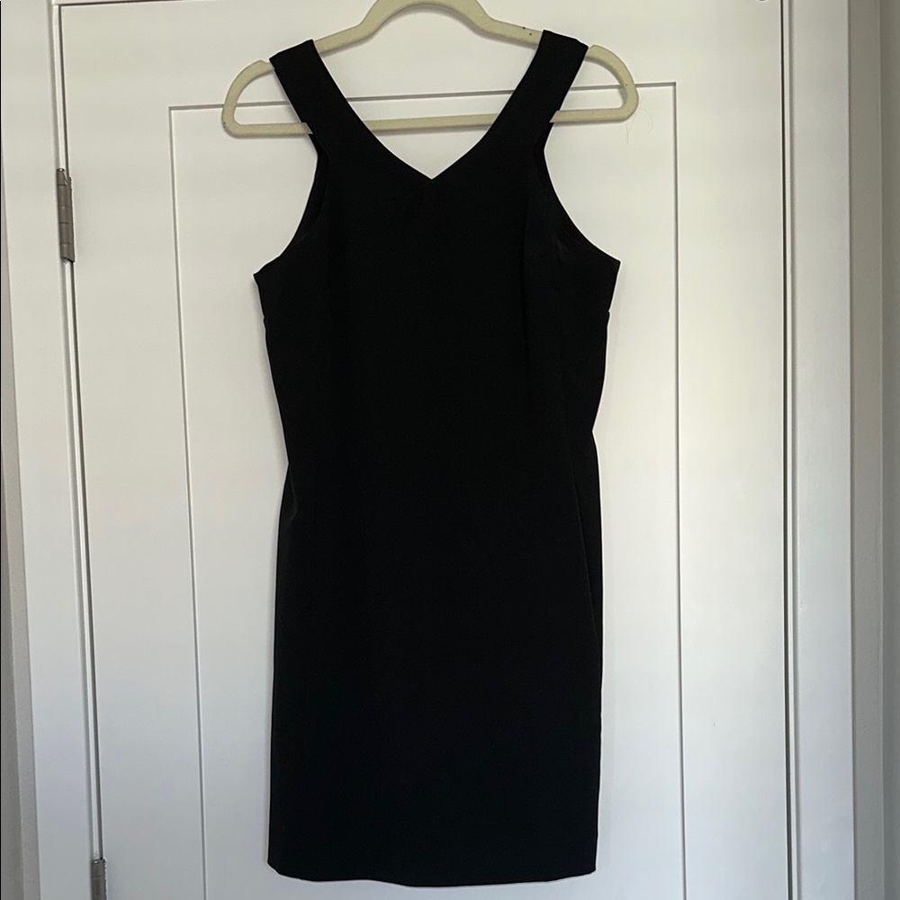 Nine West Black Halter Sheath Mini Dress